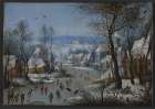 Winter Scenery ca 1600 Art Print