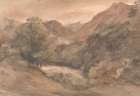 Borrowdale Evening after a Fine Day, 1 October 1806 Art Print