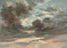 Cloud Study Stormy Sunset 1821 Art Print