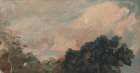 Cloud Study with Trees 1821 II Art Print