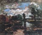 Flatford Mill from the Lock 1811 Art Print