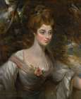 Portrait Of Elizabeth, Lady Croft Art Print