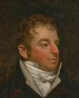 Portrait of William Travis Art Print