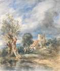 Stoke Poges Church 1834 Art Print