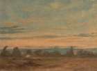 Summer, Evening Landscape Art Print
