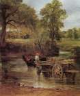 The Haywain detail 1821 Art Print
