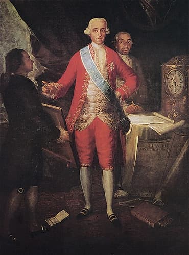 Jose Monino, 1st Count of Floridablanca  1783 Art Print by Francisco Goya