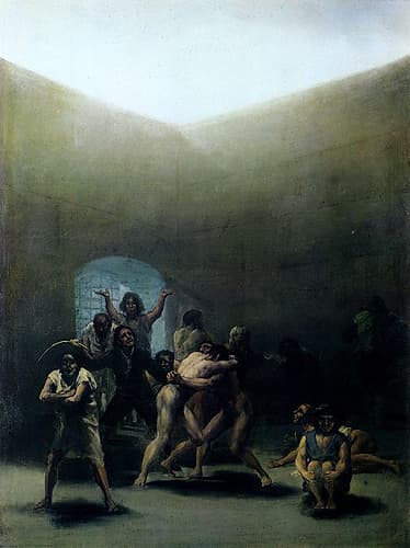 The Madhouse at Saragossa 1794 European Print