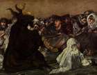 The Witches Sabbath detail ca 1819 Art Print