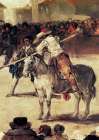 Village Bullfight detail ca 1803 Art Print