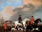 John Musters and Rev Storey 1771 Art Print