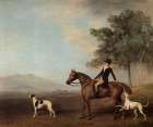Robert with Lord Petre out Coursing 1785 Art Print