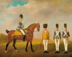 Soldiers of the 10th Light Dragoons 1793 Art Print