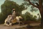 The Farmers Wife and the Raven 1786 Art Print