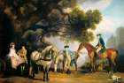 The Melbourne and Milbanke Families 1769 Art Print
