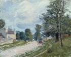 A Turn in the Road (1873) Art Print