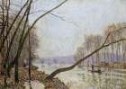 Bank of the Seine in Autumn (1876) Art Print