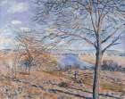Banks of the Loing, Autumn Effect (1881) Art Print