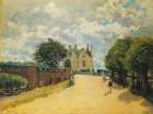 Bridge at Hampton Court 1874 Art Print