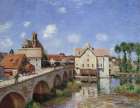Bridge at Moret 1893 Art Print