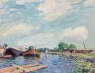 Loing Canal at Saint-Mammes 1885 Art Print