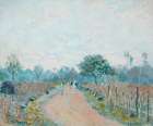 Path from Prunay to Louveciennes 1874 Art Print