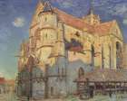 Church of Notre Dame at Moret in Sunshine 1893 Art Print