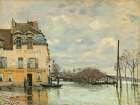 Flood at Port-Marly (1872) Art Print