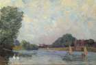 Hampton Court 1874 Art Print