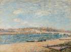 The Bank at Saint-Mammes ca 1884 Art Print