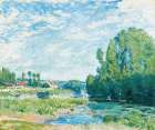 The Duck Pond 1875 Art Print