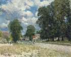 The Road to Marly-le-Roi 1875 Art Print