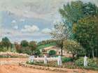 The Road to Verrieres 1872 Art Print