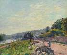 The Seine at Bas-Meudon ca 1878 Art Print
