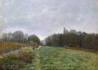 Landscape at Louveciennes (1873) Art Print