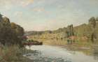 Landscape from Bougival (1873) Art Print