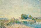 The Loing Canal Dam at Saint-Mammes (1884) Art Print