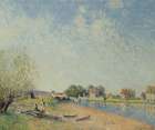 The Loing Canal at Saint-Mammes (1885) Art Print