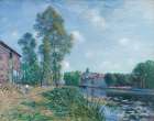 The Loing at Moret, in Summer (1891) Art Print