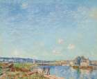 The Loing at Saint-Mammes (1884) Art Print