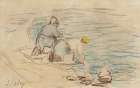 The Washerwomen Art Print