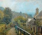 Louveciennes, Hill-tops 1873 Art Print