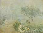 Mist at Voisins 1874 Art Print