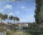 Moret and the Banks of the Loing 1892 Art Print