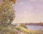 Normandy, Path by Water at Sahurs 1894 Art Print