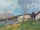 Spring on the banks of the Loing ca 1881 Art Print