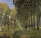 Rest by the Stream, Lisiere de Bois 1872 Art Print