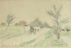 Fontainebleau Road Art Print