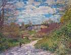 Winter sun at Veneux-Nadon (1879) Art Print