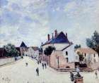 Street in Moret 1882 Art Print
